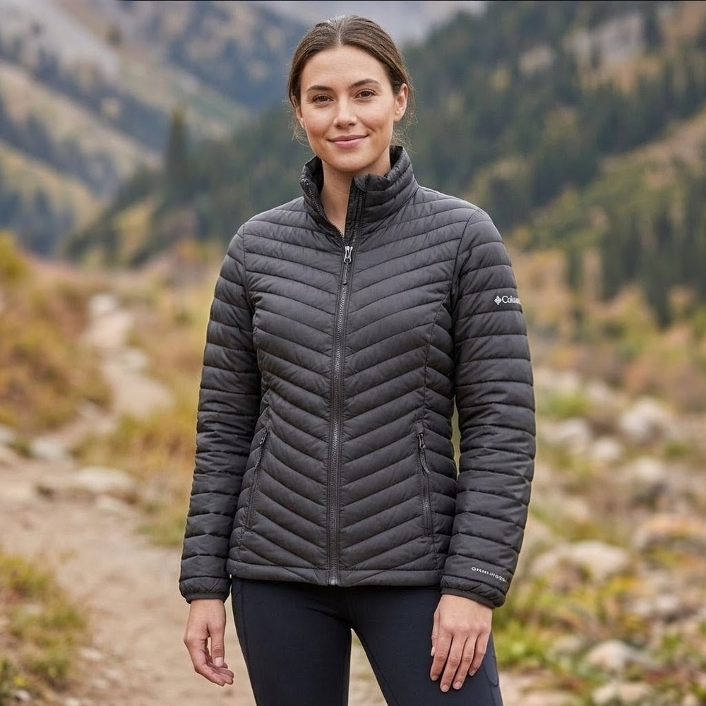 Columbia Women's Omni Heat  Interchange Liner Jacket Sz XS Graphite